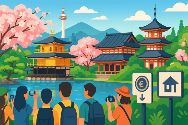 découvrez comment kyoto intensifie sa lutte contre le surtourisme en augmentant la taxe de séjour jusqu'à 60 euros par nuit, une mesure inédite pour préserver le patrimoine et améliorer la qualité de vie des habitants et des visiteurs.