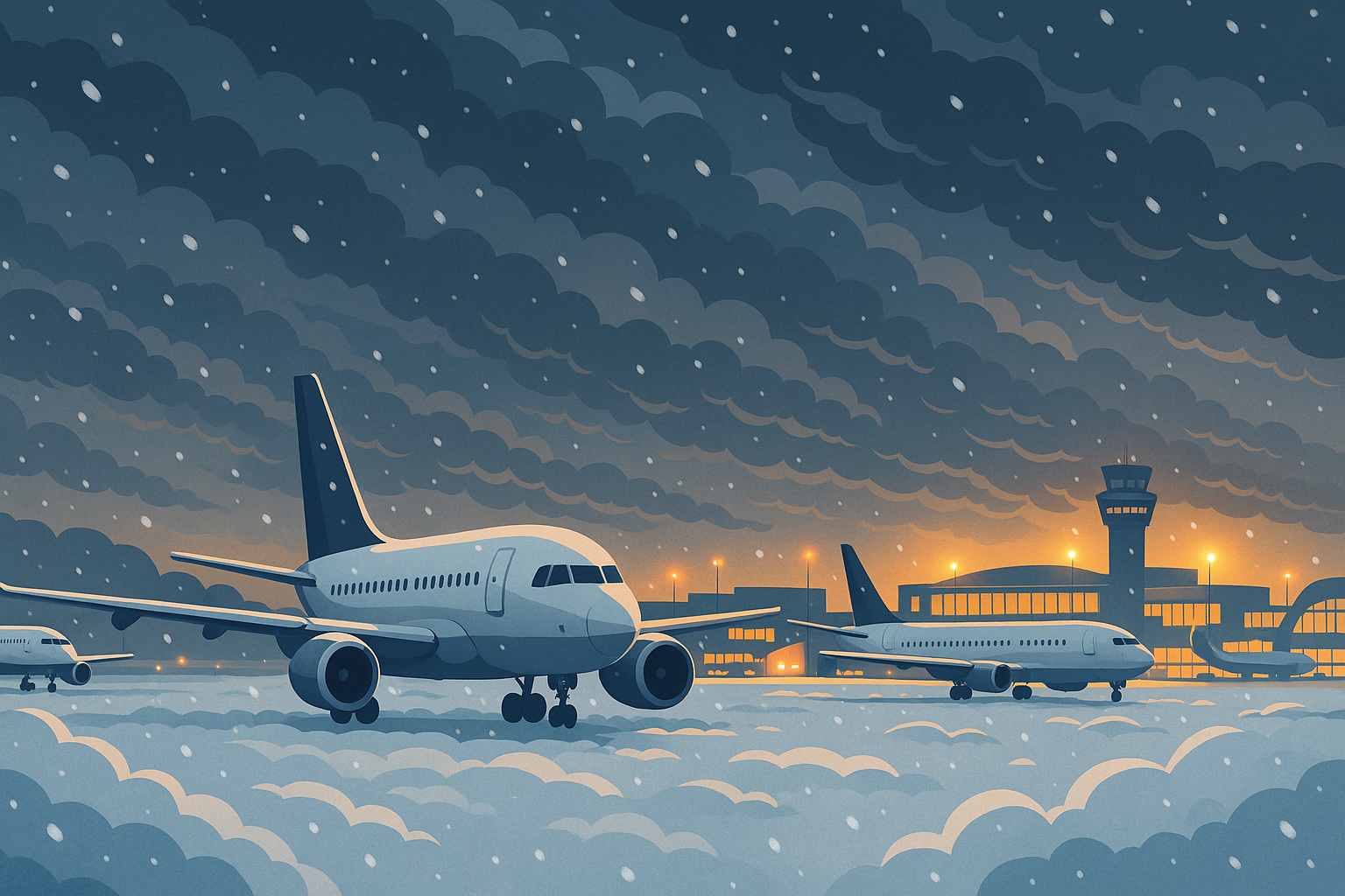 la faa impose des retards au sol dans les principaux aéroports du nord-est en raison d’une violente tempête nor’easter, perturbant les vols et les déplacements aériens. découvrez comment cette situation affecte les passagers et le trafic aérien.