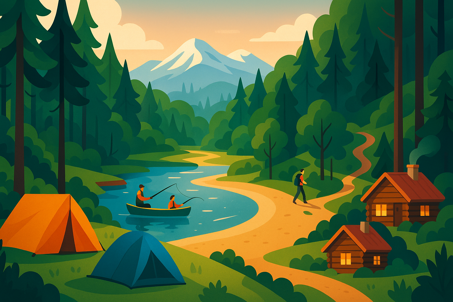 découvrez le parc d'état riverfront de l'oregon, un lieu idyllique pour le camping, la pêche et la randonnée, offrant une plage pittoresque et des cabanes confortables pour un séjour inoubliable en pleine nature.