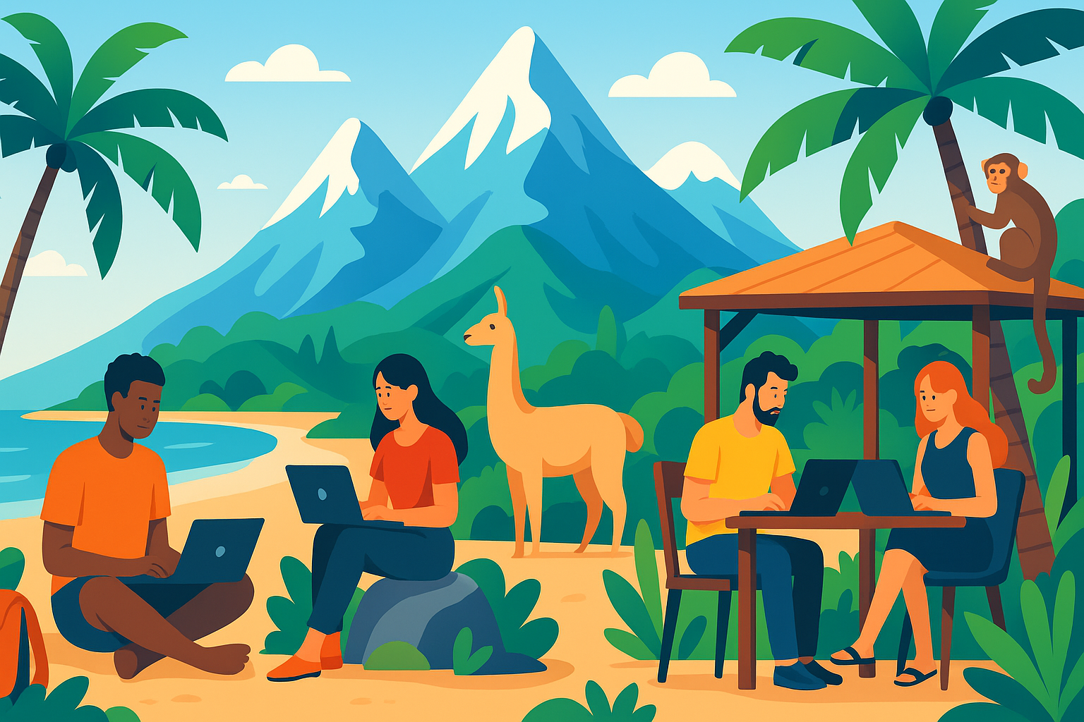 découvrez les meilleures destinations qui accueillent les nomades numériques à travers le monde. trouvez des endroits inspirants pour travailler à distance, alliant connectivité, qualité de vie et esprit d'aventure.