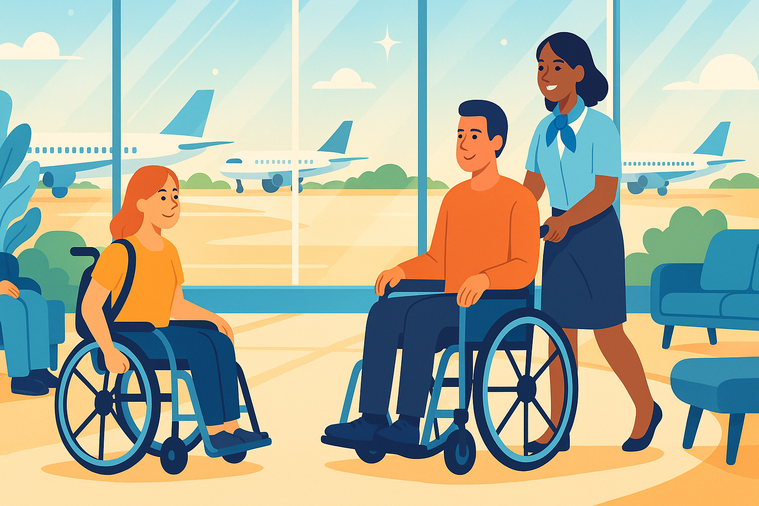découvrez quelles sont les compagnies aériennes américaines les mieux notées par les voyageurs en fauteuil roulant pour leur accessibilité, leur confort et la qualité de leur service. guide complet basé sur les retours d'expérience des passagers.