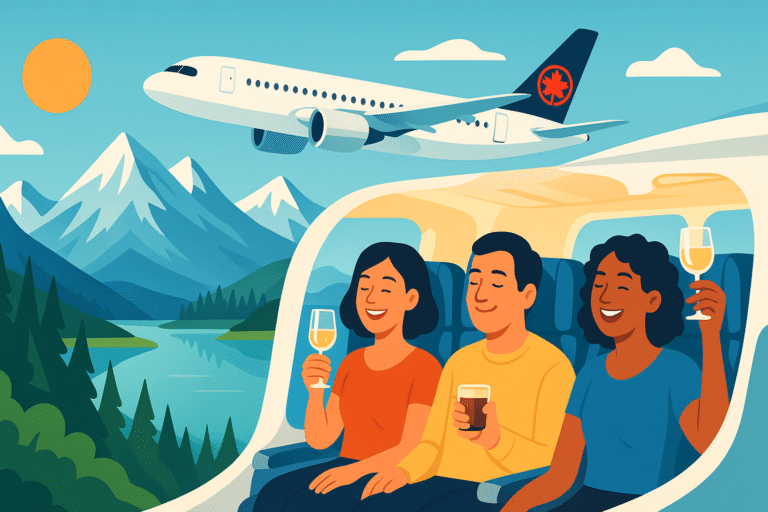 découvrez pourquoi air canada propose de l’alcool gratuit en classe économique : une stratégie pour améliorer l’expérience client, renforcer sa compétitivité et fidéliser ses passagers sur certains vols internationaux.