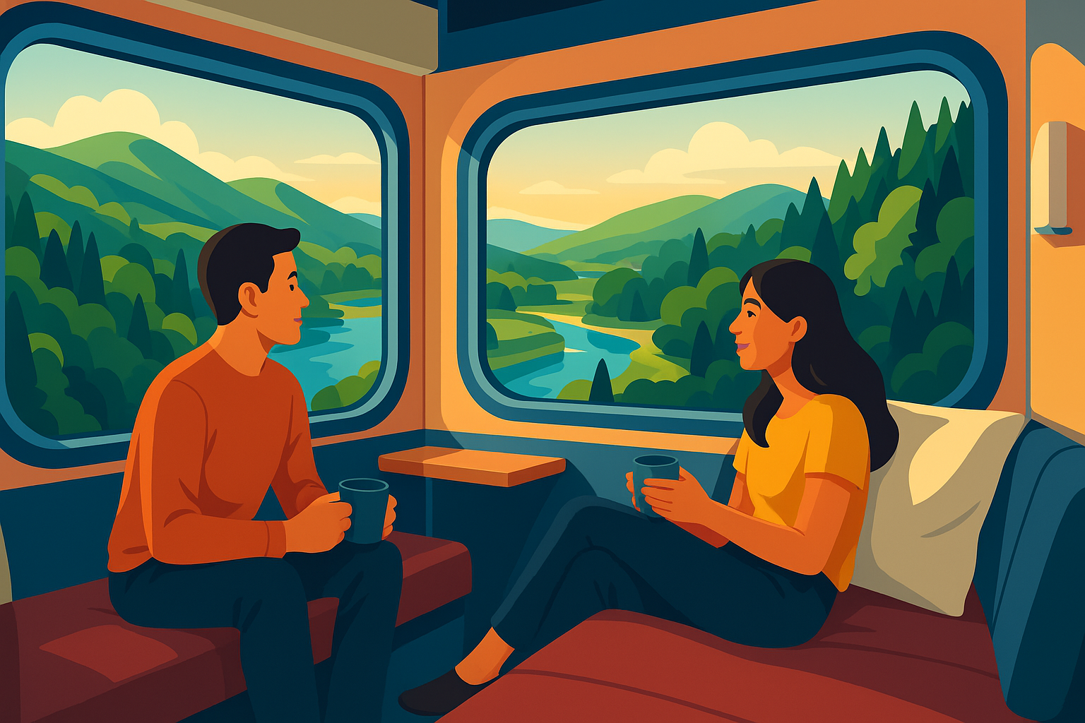 profitez de l’offre exceptionnelle d’amtrak : réservez une chambre privative et voyagez à deux sans frais supplémentaires ! une occasion idéale de découvrir les états-unis confortablement et à prix réduit.
