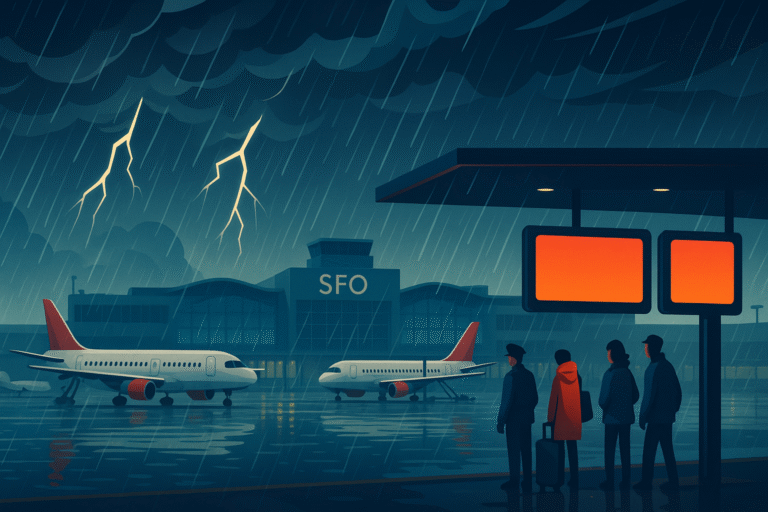 découvrez la situation actuelle à l'aéroport de sfo, où des tempêtes et des fermetures ont provoqué des centaines de retards de vol ce lundi. restez informé sur les perturbations et l'état du trafic aérien.