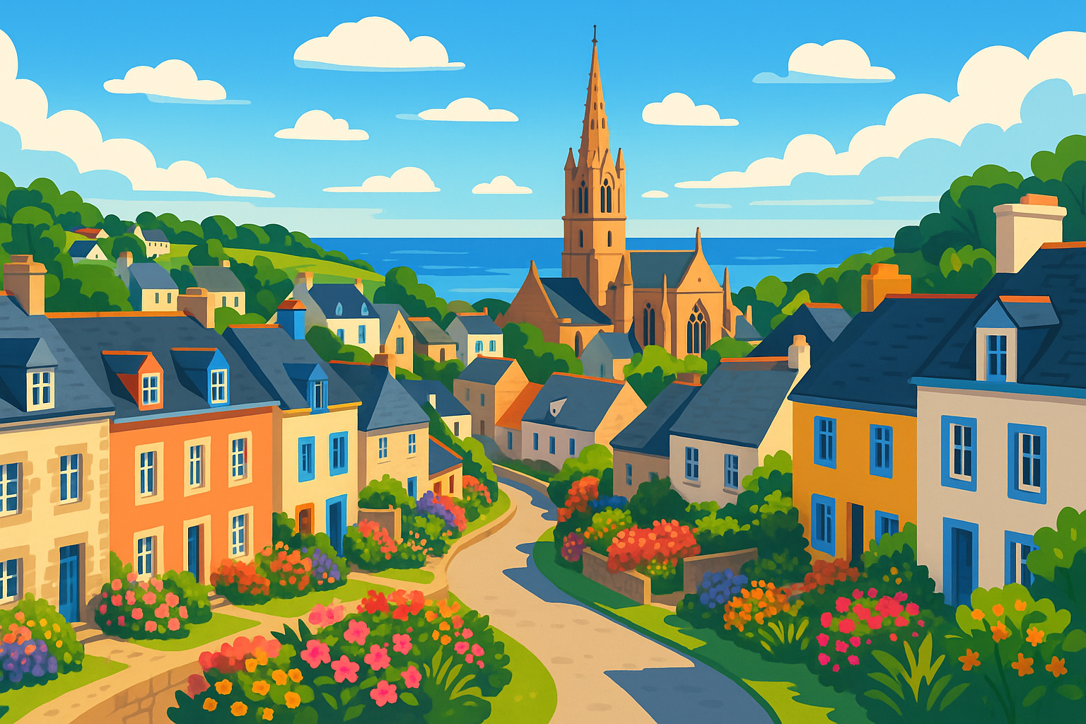 découvrez pont-croix en bretagne, la première commune française à recevoir le label des villages touristiques de l'onu. un village authentique au cœur du finistère, riche d'histoire et de charme breton.