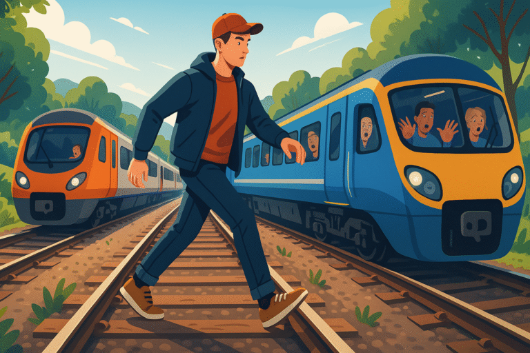 un homme originaire du merseyside a semé le chaos sur le réseau ferroviaire en marchant un mile le long des voies, perturbant la circulation des trains et provoquant de nombreuses interruptions pour les voyageurs.