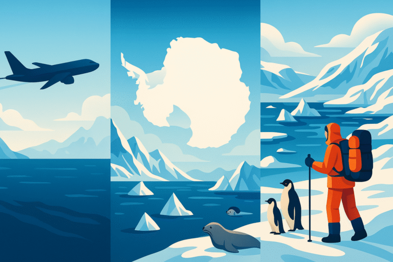découvrez comment voyager depuis la france jusqu'en antarctique : toutes les options de transport, conseils pratiques et astuces pour explorer en toute sécurité ce continent unique et sauvage grâce à notre guide complet.