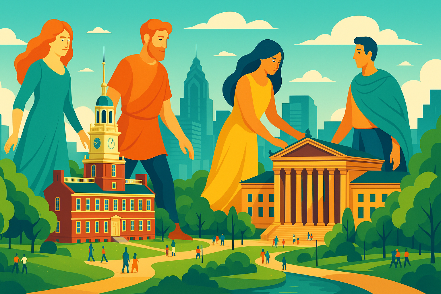 découvrez les incroyables photos de voyage mettant en scène les géants lors de leur arrivée spectaculaire à philadelphie. plongez dans une aventure visuelle unique à travers la ville et ses impressionnantes installations artistiques.