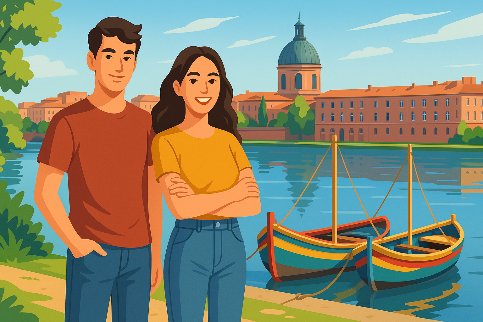 à seulement 22 et 23 ans, ils relancent les bateaux toulousains pour renouer le lien entre la ville rose et la garonne, offrant une nouvelle expérience fluviale unique.
