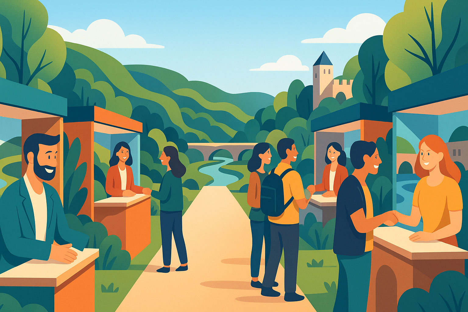 les offices de tourisme meusiens tirent un bilan positif du salon de colmar, exprimant leur entière satisfaction quant aux rencontres et opportunités générées.