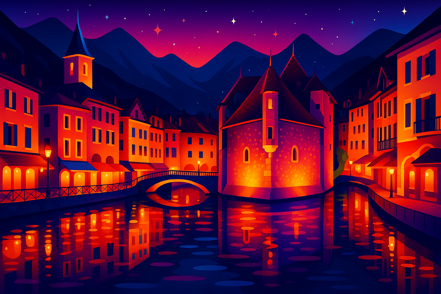 découvrez un village près d’annecy qui se transforme chaque année durant 12 jours, s’illuminant de couleurs éclatantes et d’une ambiance féerique, pour un spectacle visuel inoubliable.