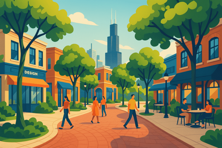 découvrez cette banlieue huppée de chicago, réputée pour son centre-ville piéton unique et son riche charme culturel, un véritable joyau vibrant à explorer.