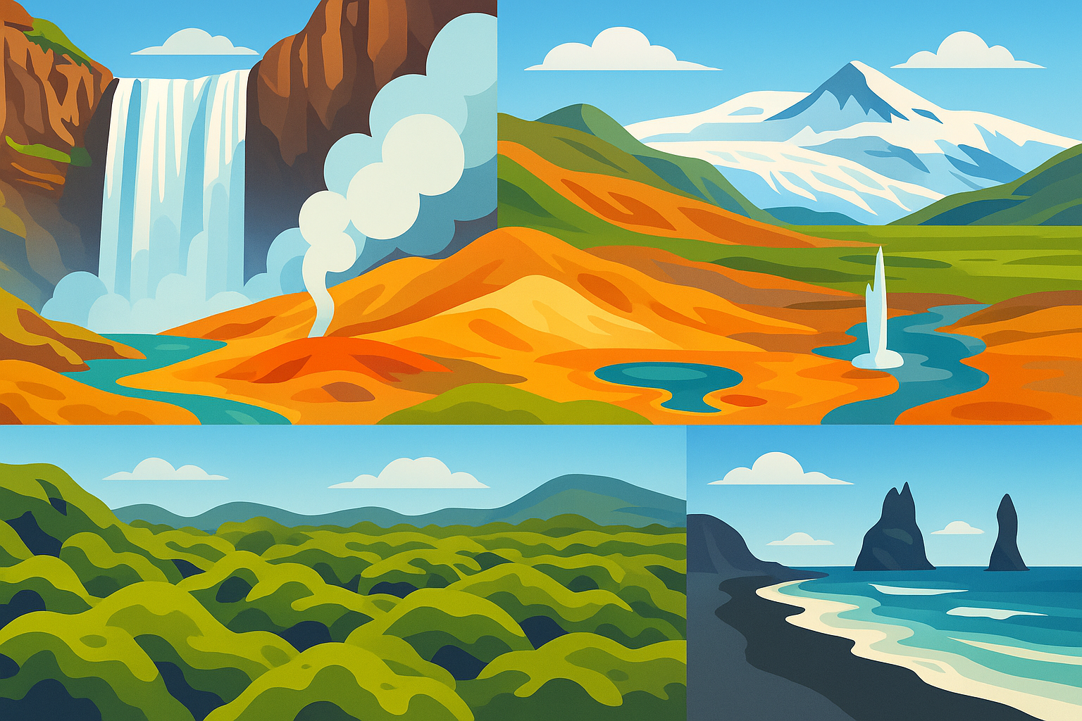 explorez l'islande avec notre guide des 5 sites incontournables à visiter lors de votre premier voyage, même en haute saison touristique. préparez votre aventure unique !
