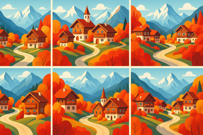 partez à la découverte de 7 villages alpins pittoresques à explorer cet automne et bénéficiez de tarifs avantageux pour un séjour inoubliable au cœur des montagnes.
