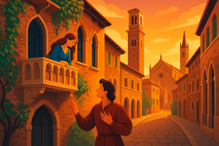 explorez vérone, la ville romantique où l'histoire de roméo et juliette prend vie. suivez les pas des amants légendaires à travers ses rues pittoresques et ses sites emblématiques.