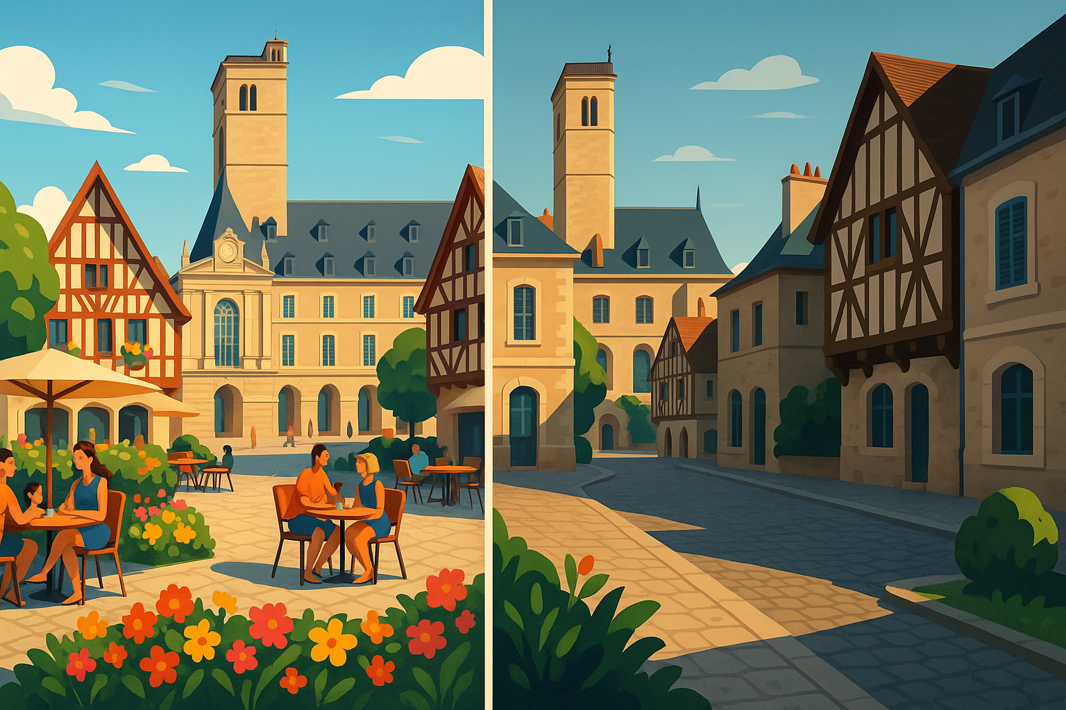 découvrez les charmes estivaux de dijon, les lieux qui ont enchanté les touristes, ainsi que les aspects qui ont pu les décevoir lors de leur visite.