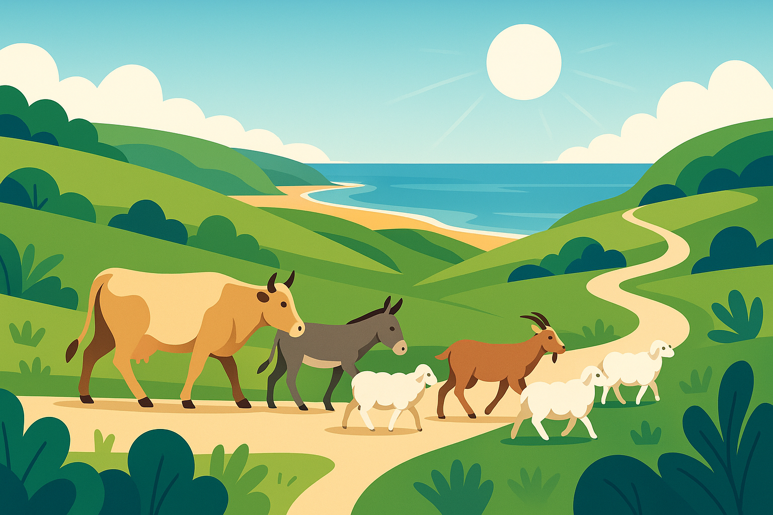 découvrez en images cette incroyable transhumance : deux mois de vacances en bord de mer qui relient le porzay à la mer, un voyage unique entre nature et traditions.