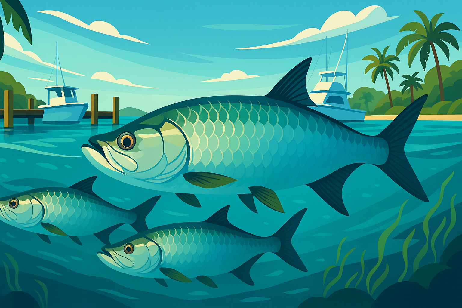 plongez dans une expérience inoubliable à la marina de robbie en rencontrant les impressionnants tarpons. découvrez des moments riches en émotions au cœur d’un site incontournable pour les amoureux de la nature et des sensations fortes.