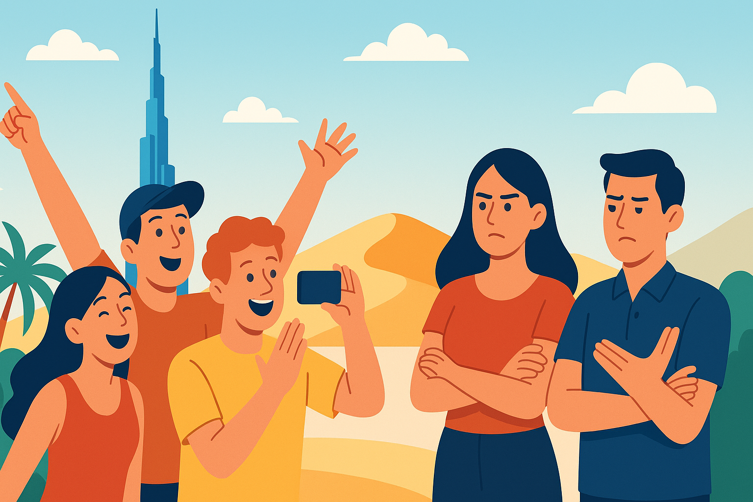 découvrez les expériences partagées lors de leurs vacances à dubaï, entre moments d'admiration et réactions critiques parfois blessantes de leur entourage.