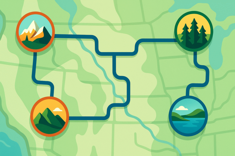 découvrez l'itinéraire optimisé pour relier rapidement les parcs nationaux d'amérique, en suivant la route la plus courte pour un voyage efficace et inoubliable.