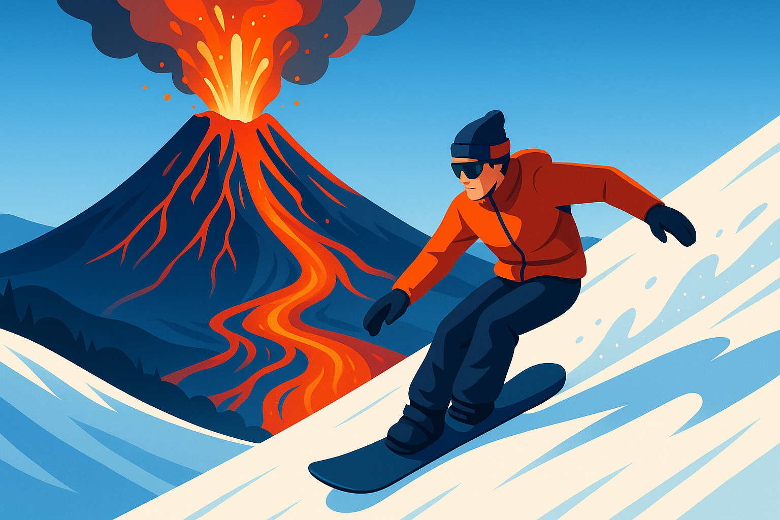découvrez mon aventure inoubliable en snowboard en dévalant un volcan actif au japon. une expérience unique mêlant adrénaline, paysages époustouflants et sensations fortes.