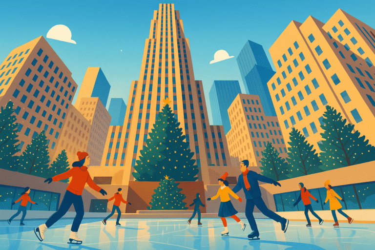 découvrez les secrets et l'histoire fascinante de la patinoire hivernale du rockefeller center, une icône légendaire au cœur de new york.