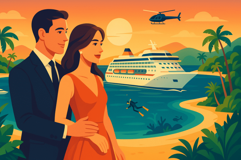 découvrez les aventures annuelles de nicolas et jessica avec trois croisières et des excursions exclusives, pour un budget compris entre 7000 et 8000 euros.