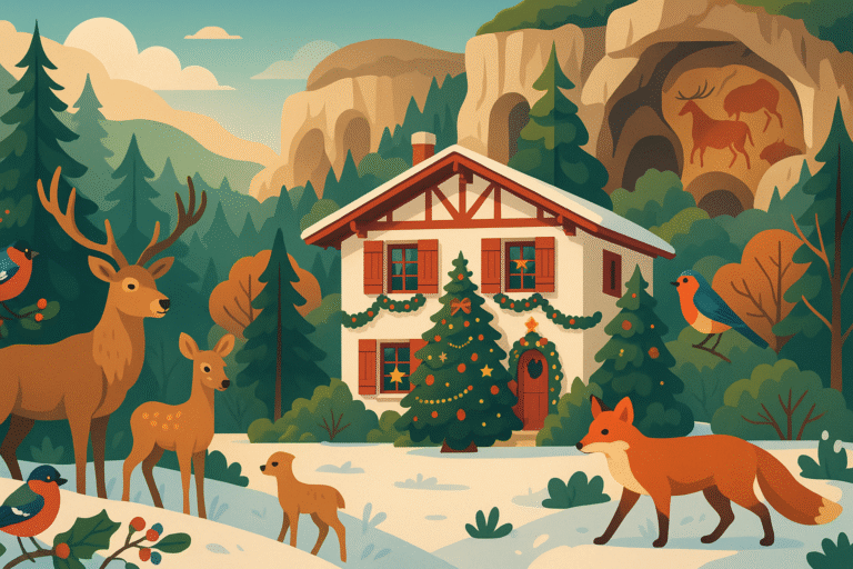 découvrez un noël inoubliable en france, alliant la richesse de la culture basque, la magie des univers animaliers et les aventures fascinantes des escapades préhistoriques.