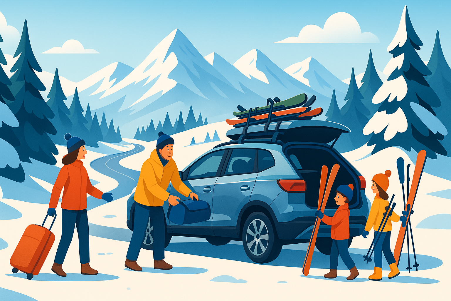 découvrez nos conseils essentiels pour préparer votre trajet en voiture vers la montagne et profiter pleinement de vos vacances au ski en toute sécurité.
