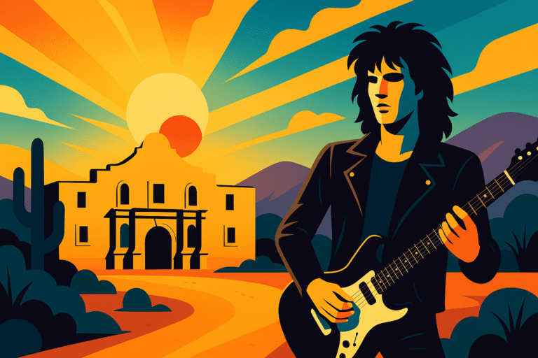 découvrez les légendes et mythes autour de l'alamo, et comment une star du rock a contribué à son souvenir inoubliable.
