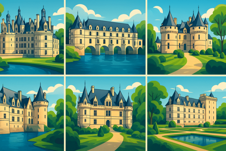 découvrez six châteaux emblématiques de la loire sublimés par leurs plus beaux atours, une invitation à un voyage enchanteur au cœur du patrimoine français.