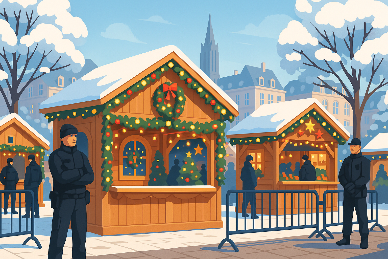 découvrez le lancement du marché de noël de strasbourg ce mercredi, avec un dispositif de sécurité inédit pour garantir une fête magique et sereine.