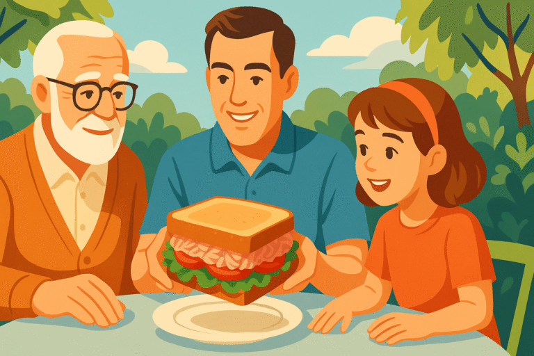 découvrez la recette authentique du sandwich au thon de 1953, une tradition culinaire familiale inchangée qui ravit les papilles depuis trois générations.