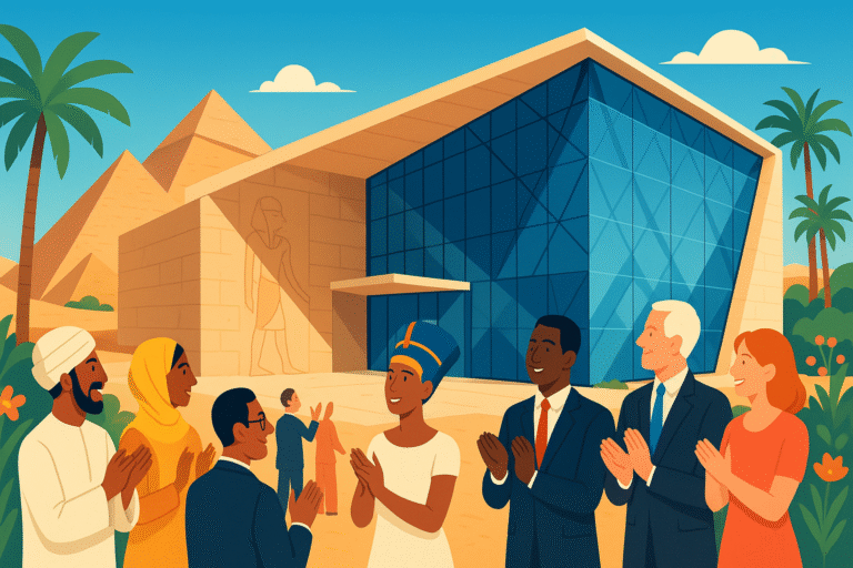 découvrez l'inauguration du musée pharaonique égyptien, un trésor pour l'humanité, situé au pied des célèbres pyramides. plongez au cœur de l'histoire de l'égypte ancienne à travers des collections exceptionnelles et une expérience culturelle unique.