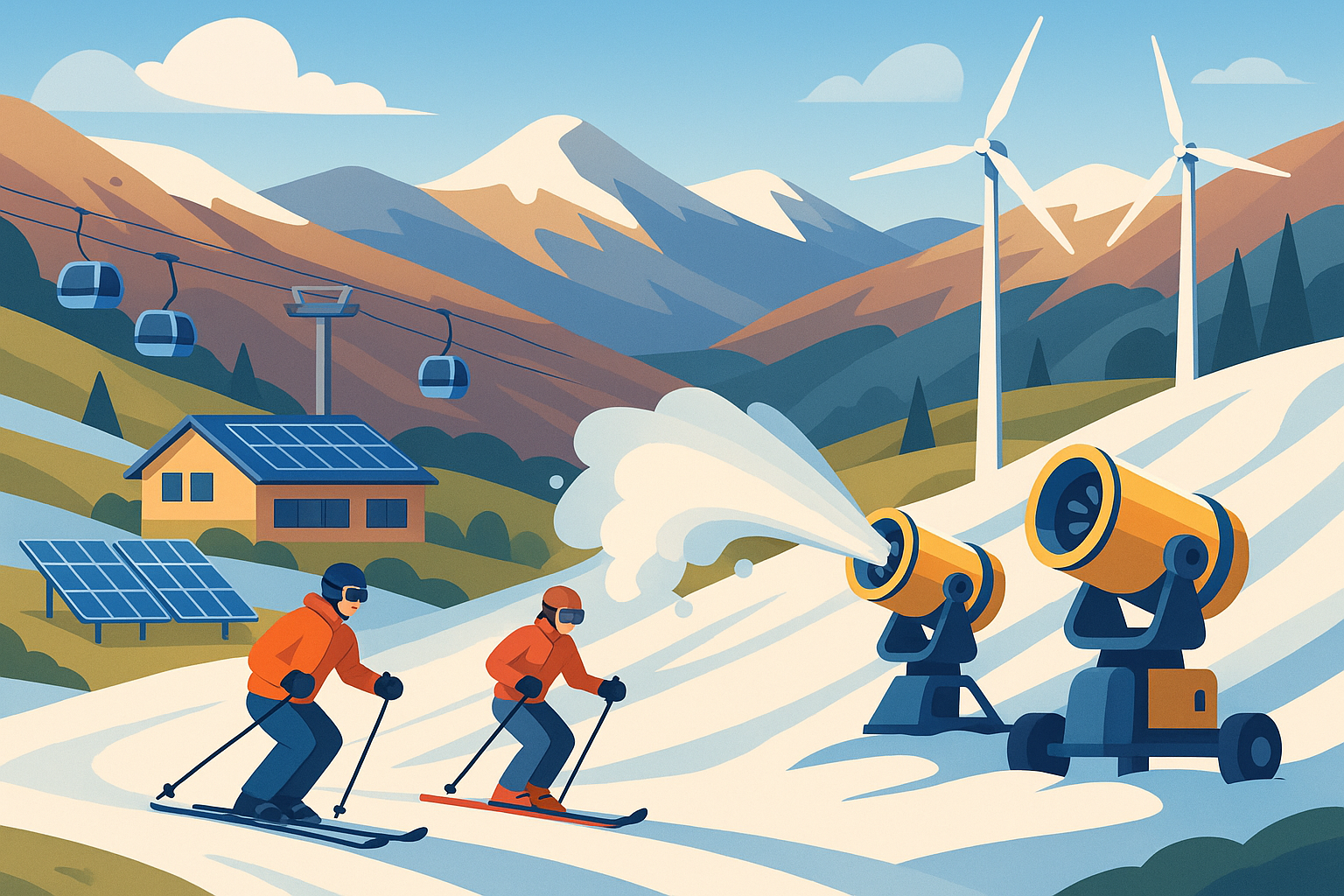découvrez comment les stations de ski s’adaptent au réchauffement climatique grâce à des innovations technologiques et des stratégies durables pour préserver les vacances d’hiver.
